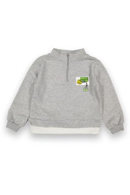 Wholesale Girls Sweatshirt 6-9Y Tuffy 1099-118 Gray