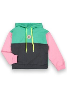 Wholesale Girls Sweatshirt 6-9Y Tuffy 1099-124 Green