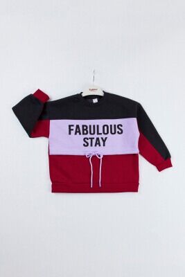 Wholesale Girls Sweatshirt 6-9Y Tuffy 1099-6108 Red