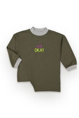 Wholesale Girls Sweatshirt 6-9Y Tuffy 1099-6112 Khaki
