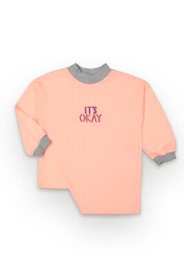 Wholesale Girls Sweatshirt 6-9Y Tuffy 1099-6112 Neon Oranj