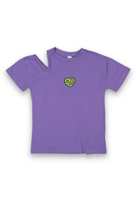 Wholesale Girls T-shirt 10-13Y Tuffy 1099-9157 Purple