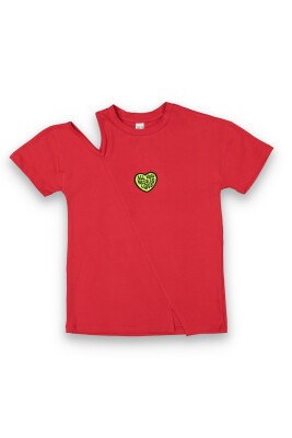 Wholesale Girls T-shirt 10-13Y Tuffy 1099-9157 Red
