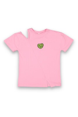 Wholesale Girls T-shirt 10-13Y Tuffy 1099-9157 Pink