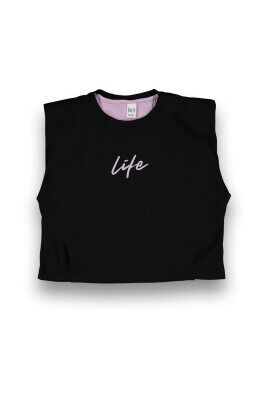 Wholesale Girls T-shirt 10-13Y Tuffy 1099-9160 Black