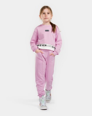 Wholesale Girls Tracksuit Set 7-10Y Miniloox 1054-23830 - Miniloox