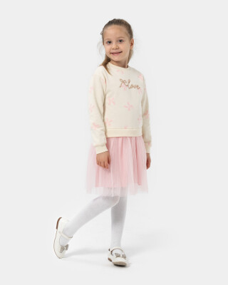 Wholesale Girl's Tulle Dress 4-7Y Bupper Kids 1053-25121 - Bupper Kids