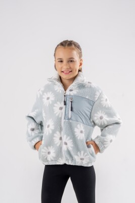 Wholesale Girls Welsoft Coat 9-12Y Eray Kids 1044-6284 Mint Green 