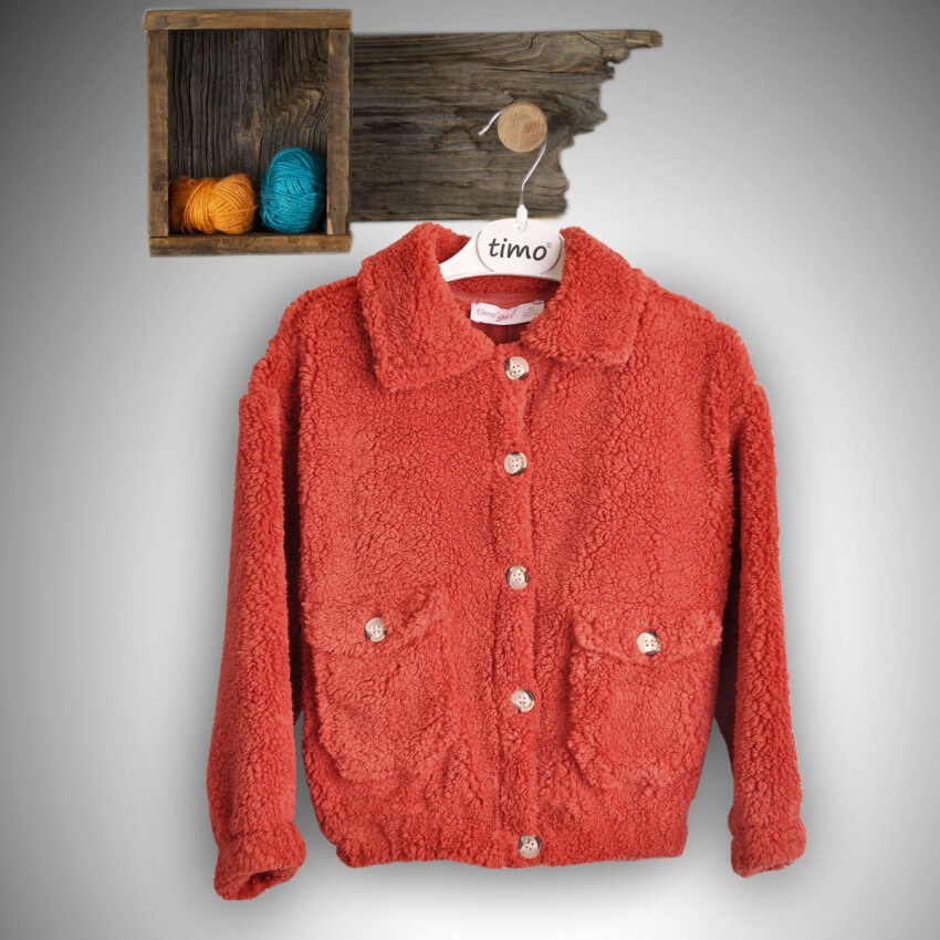 Wholesale Girls Welsoft Jacket 2-5Y Timo 1018-T3KDÜ012235872 - 1