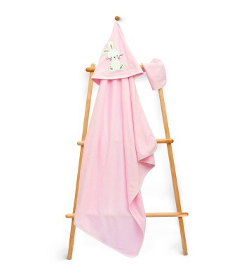 Wholesale Kids Unisex 2-Piece Set with Scrub Mitt and Towel 75x75cm Babyline 2015-9-839 - 4