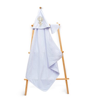 Wholesale Kids Unisex 2-Piece Set with Scrub Mitt and Towel 80x80cm Babyline 2015-9-361 Gold