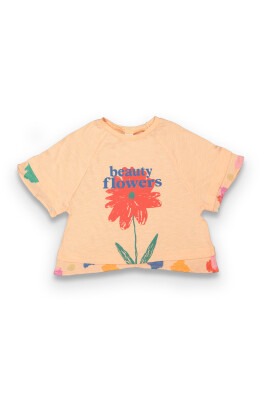 Wholesale Printed T-shirt 6-9Y Tuffy 1099-9119 pinkish orange