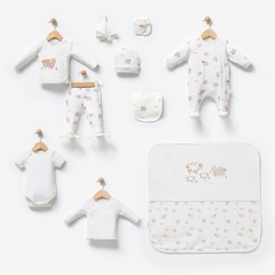 Wholesale Unisex Baby 10-Piece Newborn Set 0M Babyline 2015-BBLN-9569 - Babyline