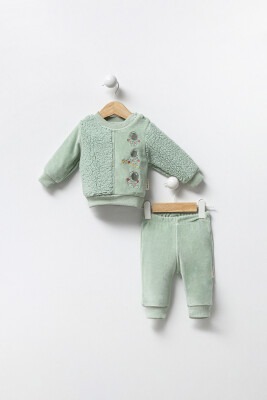Wholesale Unisex Baby 2-Piece Tracksuit Set 3-12M Minicorn 2018-2344 - Minicorn (1)