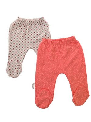 Wholesale Unisex Baby 4-Piece Pants 0-6M Tomuycuk 1074-35176 Vermilon