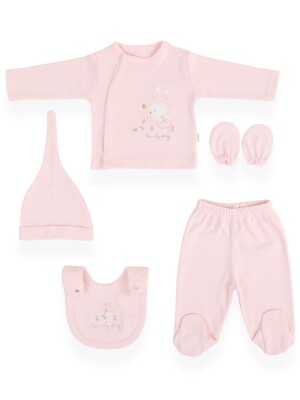 Wholesale Unisex Baby 5-Piece Newborn Set 0-3M Bebitof 2020-20076 - Bebitof