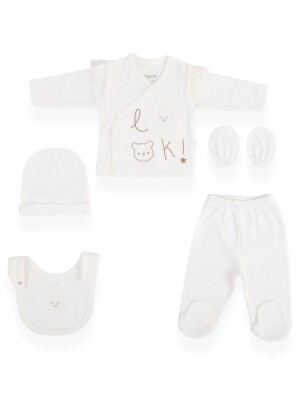 Wholesale Unisex Baby 5-Piece Newborn Set 0-9M Bebitof 2020-20051 - Bebitof