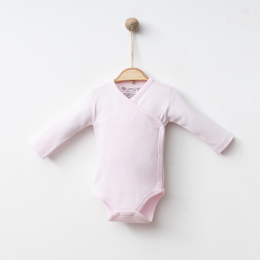 Wholesale Unisex Baby Bodysuit 3-6 M Gümüş Baby 2043-0066 - 3