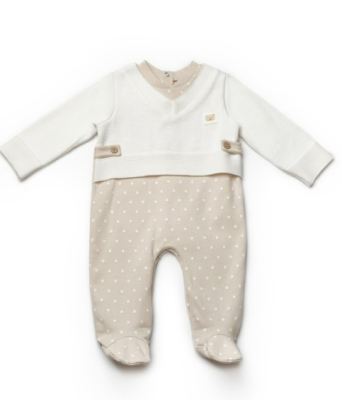Wholesale Unisex Baby Booties Jumpsuit 0-9M BabyCosy 2022-CSY8106 - BabyCosy