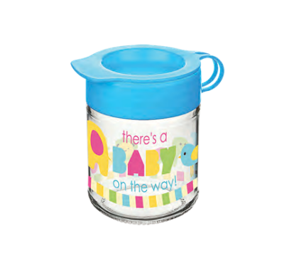 Wholesale Unisex Baby Glass Food Bowl(212ml) Bebek Evi 1045-BEVI 1208 - Bebek Evi