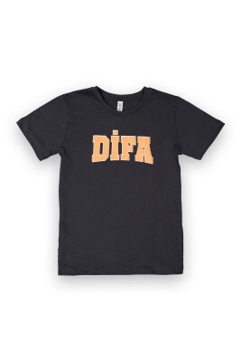 Wholesale Unisex Baby Printed T-Shirt 9-12Y Difa 1078-17618 - Difa (1)