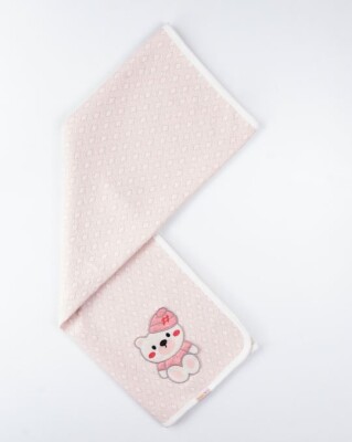 Wholesale Unisex Baby Quilting Blanket 80x90 Ramel Kids 1072-840 Pink