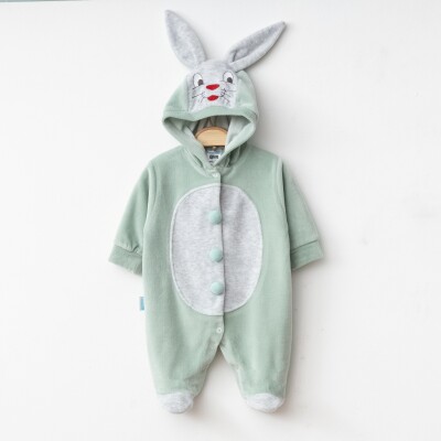 Wholesale Unisex Baby Rabbit Costume Velvet Romper 1-6 Months Hoppidik 2017-2025 - Hoppidik
