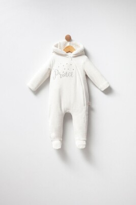 Wholesale Unisex Baby Rompers Set 0-12M Babyline 2015-9-851 Ecru