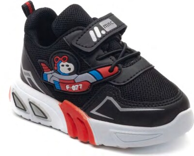 Wholesale Unisex Baby Sneakers 22-25EU Minican 1060-PT-B-951 Black