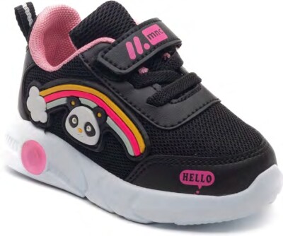 Wholesale Unisex Baby Sneakers 22-25EU Minican 1060-PT-B-955 Black