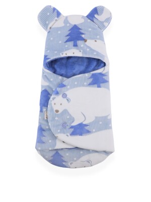 Wholesale Unisex Baby Swaddle 0-6M Bebitof 2020-95266 Blue