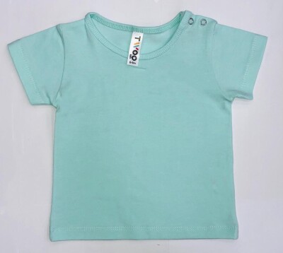 Wholesale Unisex Baby T-shirt 6-18M Twoo 1079-1000 Mint Green 