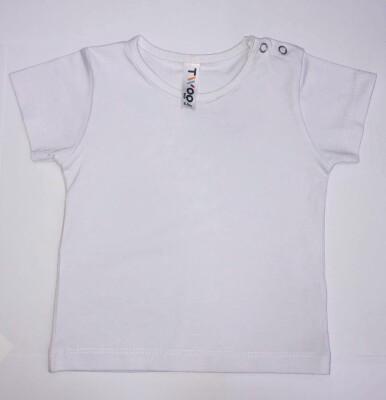 Wholesale Unisex Baby T-shirt 6-18M Twoo 1079-1000 White