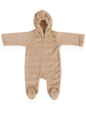 Wholesale Unisex Baby Wellsoft Romper 0-12M Bebitof 2020-70326 Brown