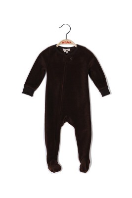 Wholesale Unisex Bebek Fleece Overalls 0-36M Zeyland 1070-242Z1TLM-1 Brown