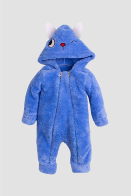 Wholesale Unisex Double Zipper Costume Welsoft Jumpsuit 3-12M Kidexs 1026-40114 - Kidexs