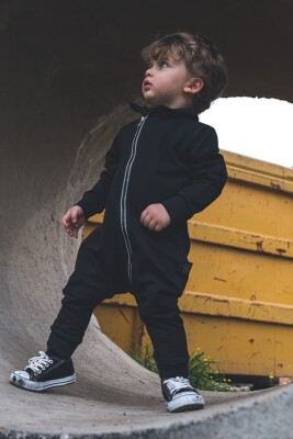 Wholesale Unisex Jumpsuit 2-5Y Moi Noi 1058-MN10622 Black