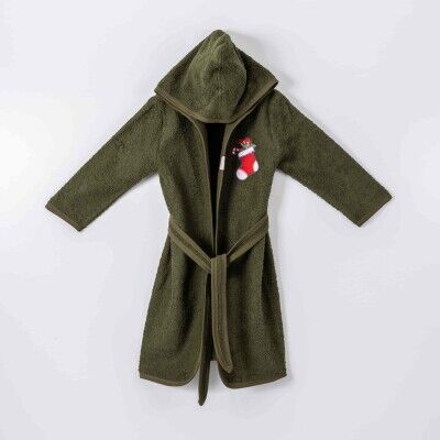 Wholesale Unisex Kids Bathrobe 5-8Y Ramel Kids 1072-530 - Ramel Kids (1)