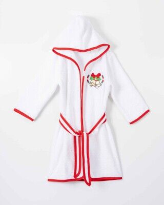 Wholesale Unisex Kids Bathrobe 9-12Y Ramel Kids 1072-535 - Ramel Kids