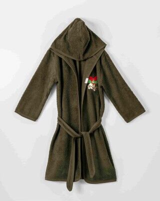Wholesale Unisex Kids Bathrobe 9-12Y Ramel Kids 1072-535 - Ramel Kids (1)