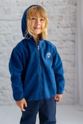 Wholesale Unisex Kids Fleece Cardigan 3-14Y Zeyland 1070-242Z1ETA26 Navy 