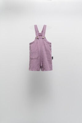 Wholesale Unisex Kids Muslin Overalls 2-5Y Moi Noi 1058-MN10812 Purple
