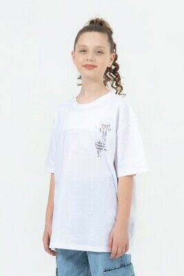 Wholesale Unisex Kids Printed T-shirt 9-14Y DMB Boys&Girls 1081-7506 - DMB Boys&Girls (1)