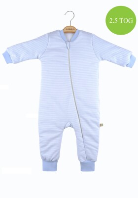 Wholesale Unisex Kids Sleeper Jumpsuit 1-6Y Ciccimbaby 1043-4855 Blue