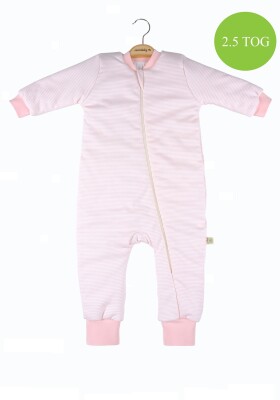 Wholesale Unisex Kids Sleeper Jumpsuit 1-6Y Ciccimbaby 1043-4855 Pink