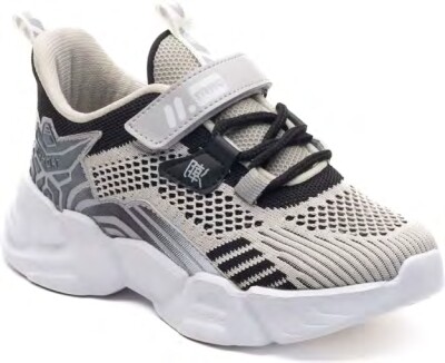 Wholesale Unisex Kids Sneakers 26-30EU Minican 1060-SC-P-622 Gray