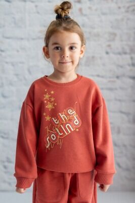 Wholesale Unisex Kids Sweatshirt 3-14Y Zeyland 1070-242Z1ETA61 Tile Red 