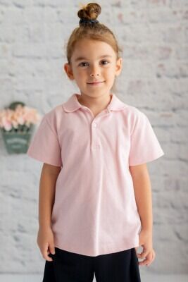 Wholesale Unisex Kids T-shirt 3-14Y Zeyland 1070-242Z1ETA64 Pink