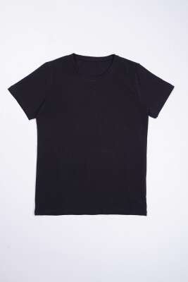 Wholesale Unisex Short Sleeve Basic T-shirt 1-4Y Interkidsy Basic 2027-2309 - Interkidsy Basic