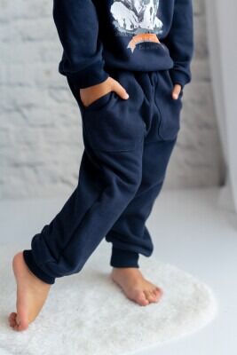 Wholesale Unisex Sweatpants 3-14Y Zeyland 1070-242Z1ETA06 Navy 